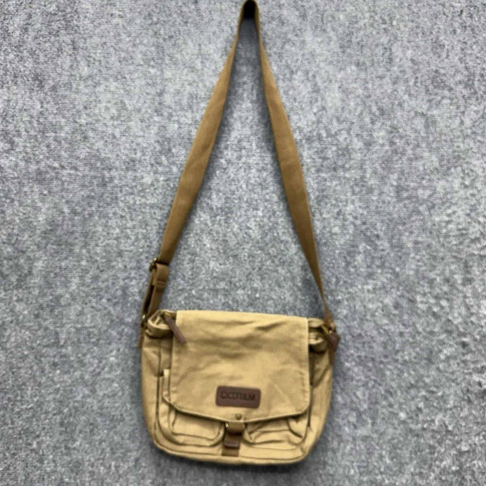 Gootium Canvas Messenger Bag Crossbody Shoulder Military Bag Adjustable